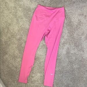 Nike Pink High-Waisted Leggings/running tights